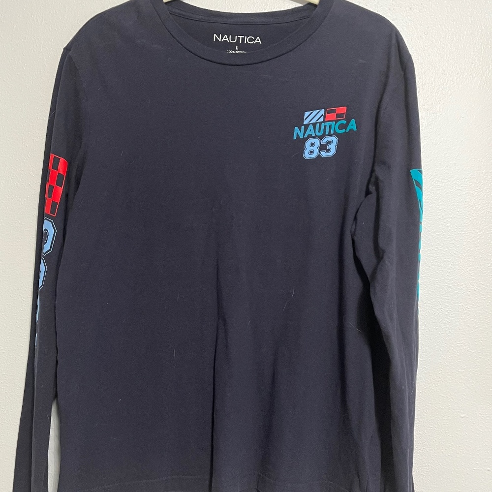Nautica Mens long sleeve T size L